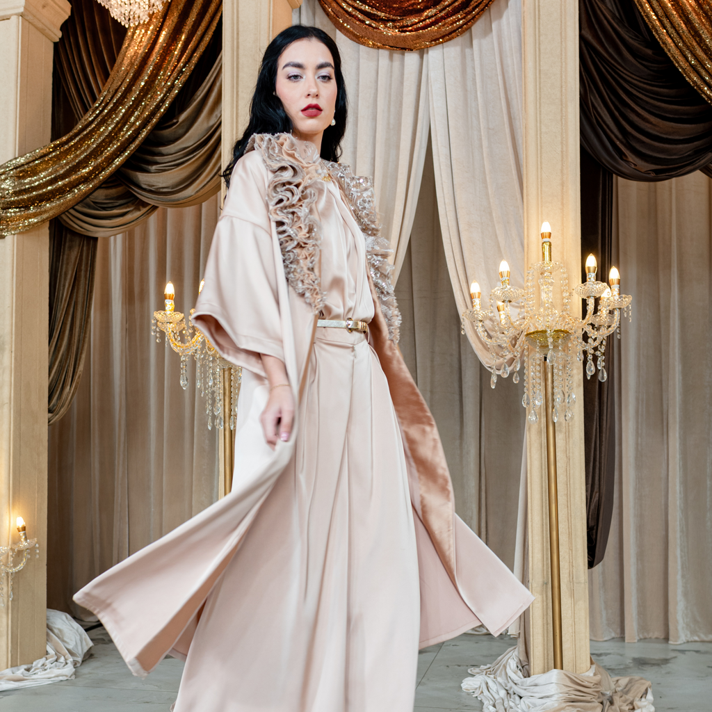 Mi Vida Signature Beige ameera long outer (7483142635543)