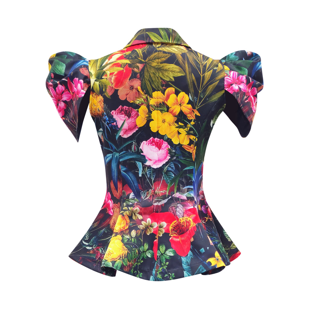 MI AMOR floral blazer (7389312778263)