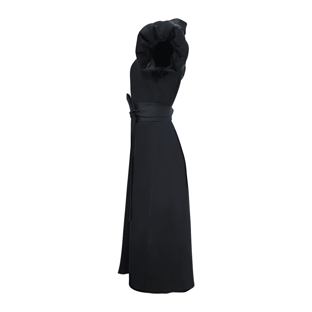 Signature retro glam black dress (7378272944151)