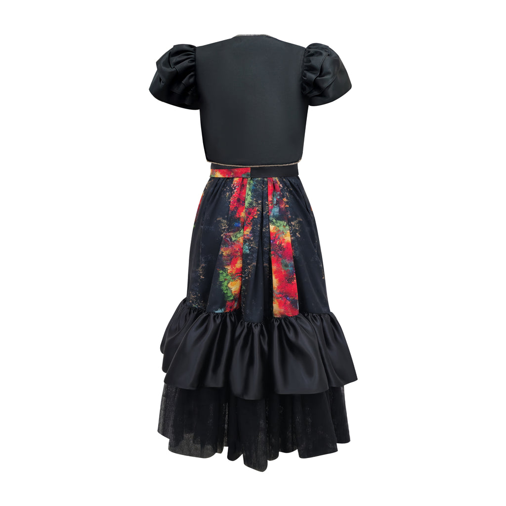 The Canvas Black new hasna twin set dress (7439058206743)