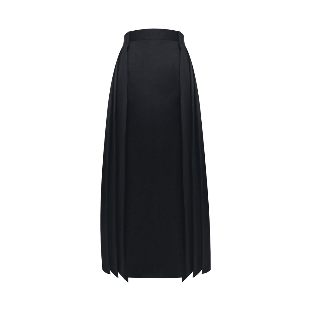 Signature black long ball skirt (7439337324567)