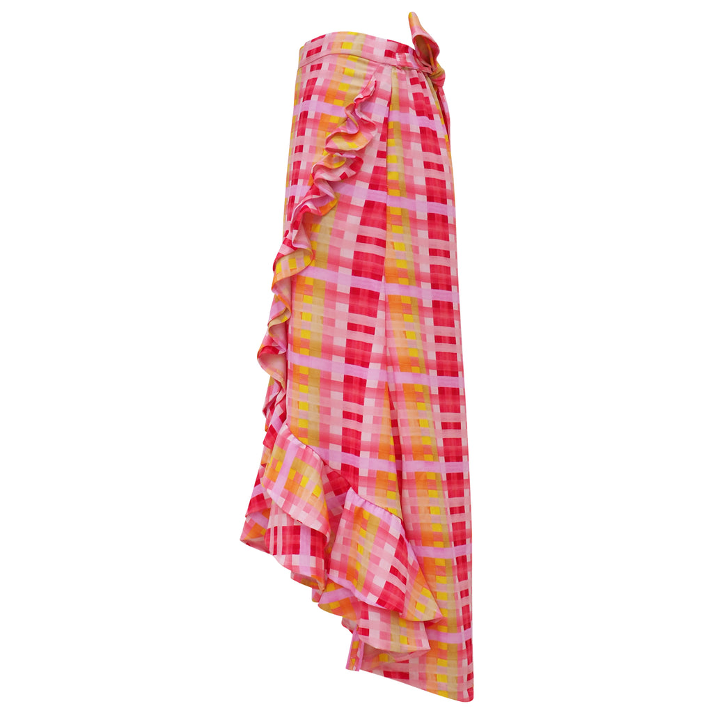 Becoming Gingham Sunkist Kahlo Skirt (6912524058647)