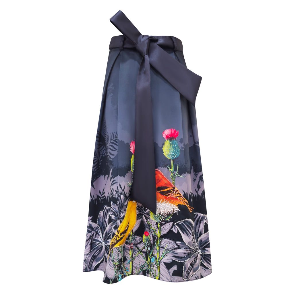 Central Park Black kahlo fancy medium ball skirt (7048652062743)