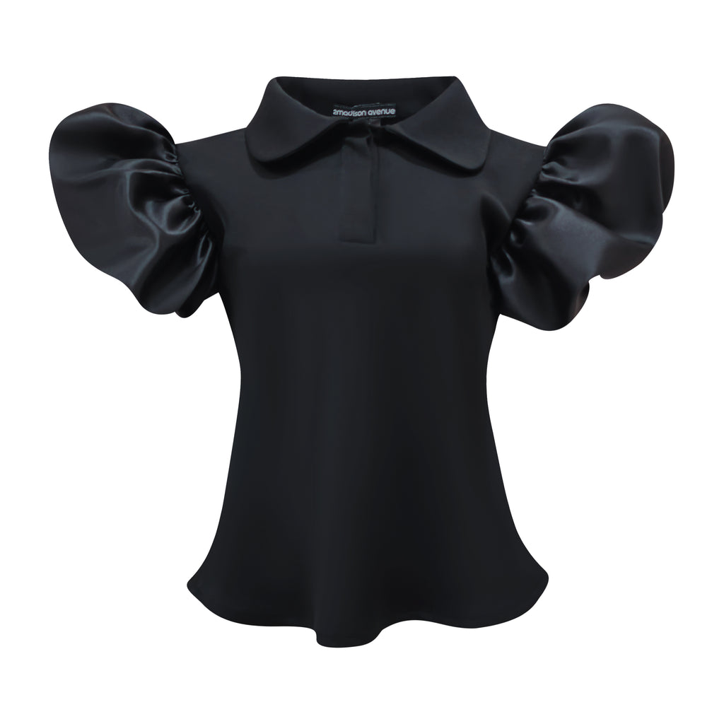 Central Park Black retro glam top (7069668999191)