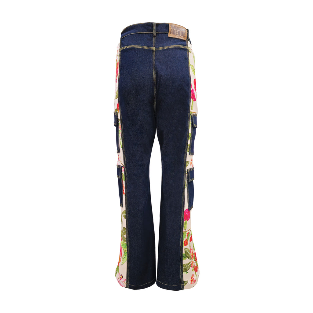 Paradise cargo denim pant (7260263120919)