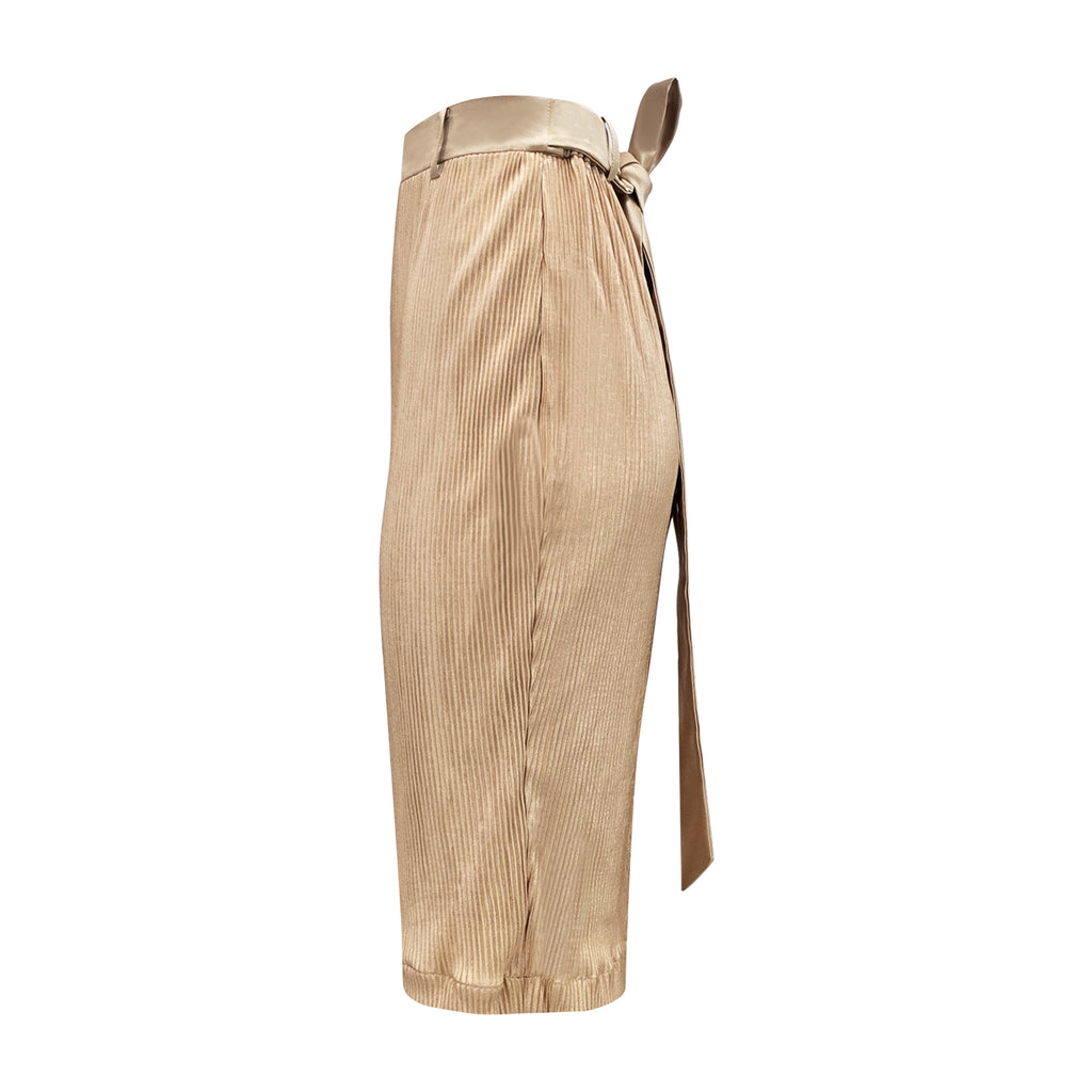 Central Gold plisket skirt (7260268855319)