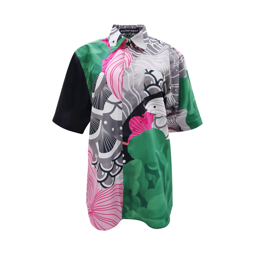 Recharging Green man black shirt (7306816356375)