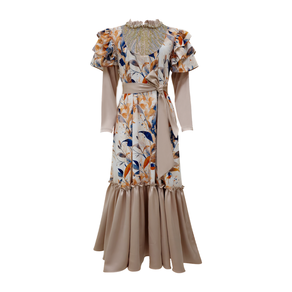 Mi Vida BN Hasna beige long dress (7483131592727)