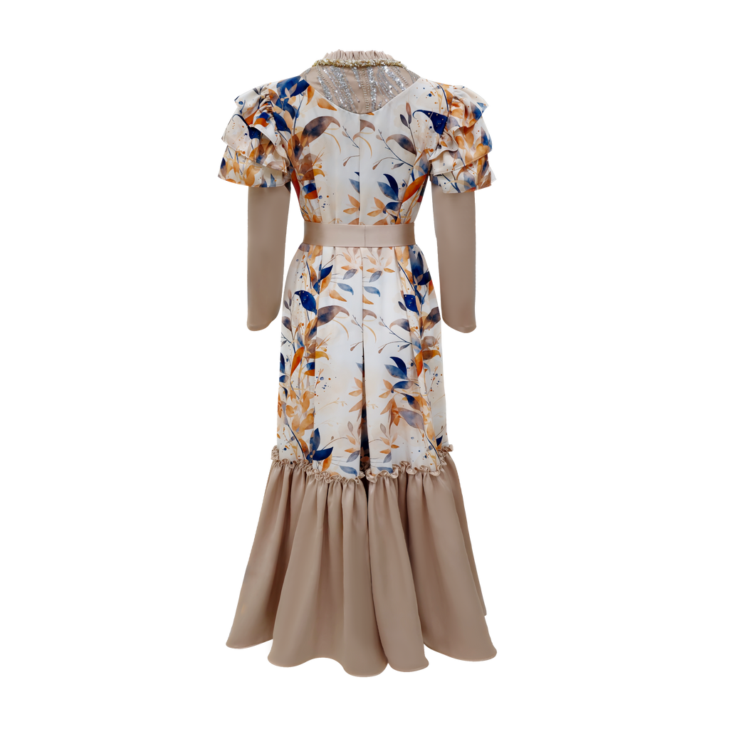 Mi Vida BN Hasna beige long dress (7483131592727)