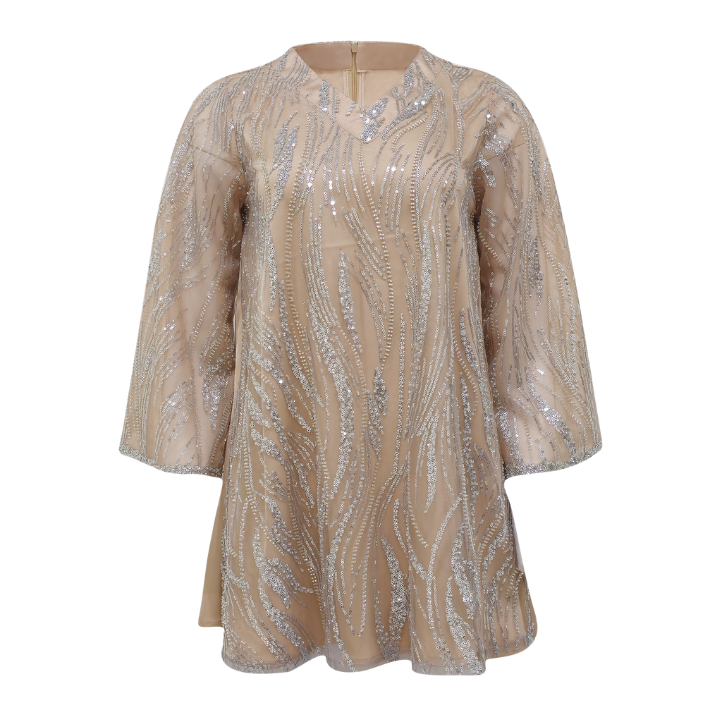 Mi Vida Signature beige tunic top (7490281603095)