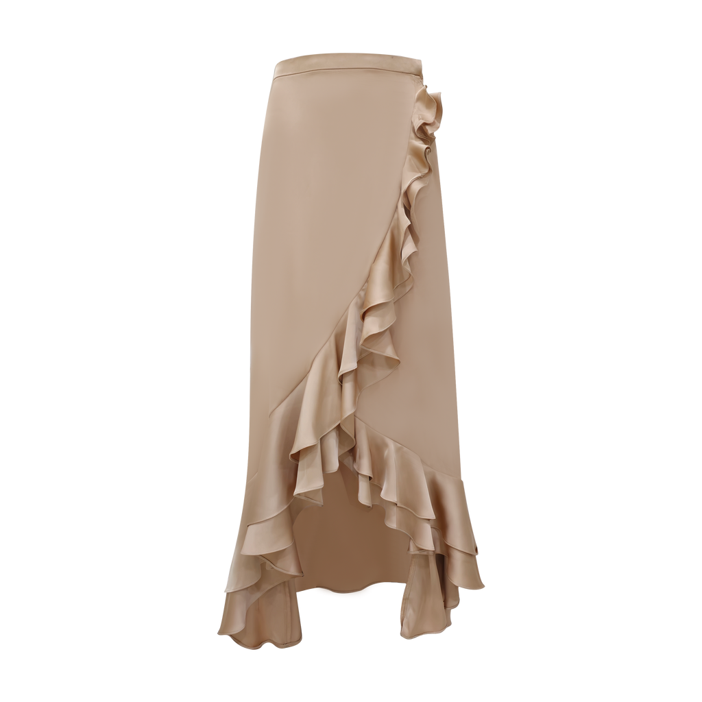 Mi Vida Signature Beige kahlo skirt (7490261418007)