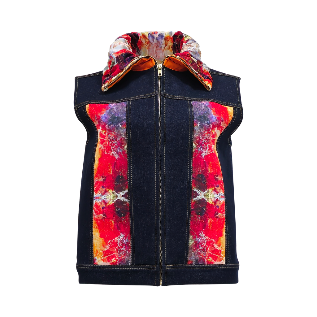 The Canvas Denim fancy vest (7392366100503)