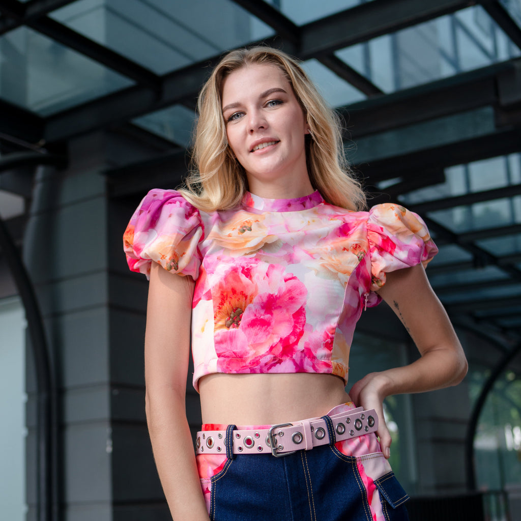 Becoming Morning Rose Eastside Pink Cropped Top (6908179054615)