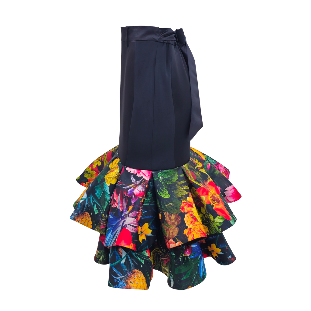 MI AMOR floral medium skirt (7389309108247)