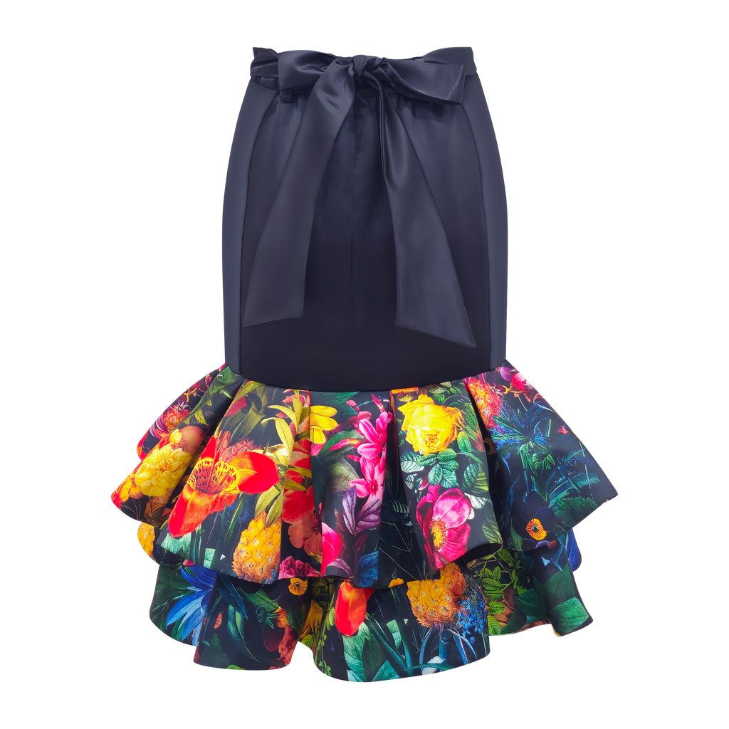 MI AMOR floral medium skirt (7389309108247)