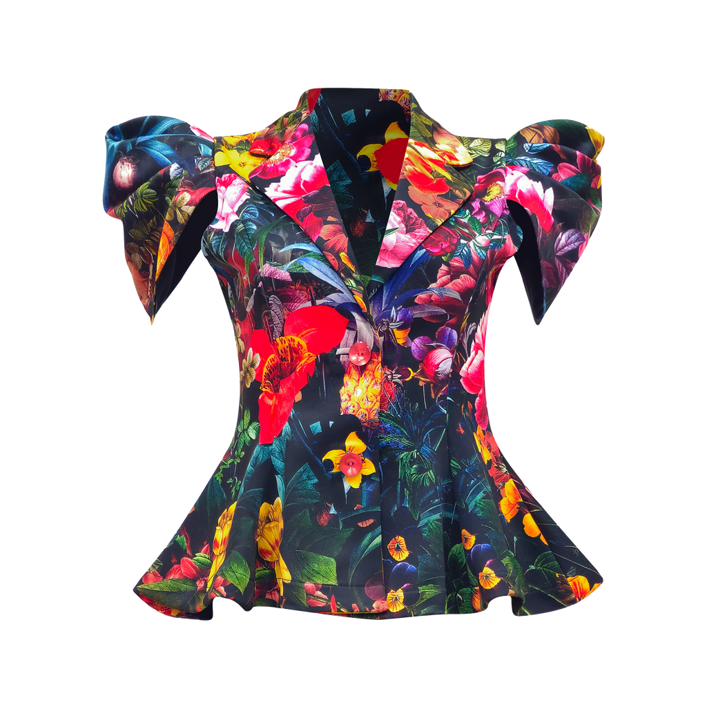 MI AMOR floral blazer (7389312778263)