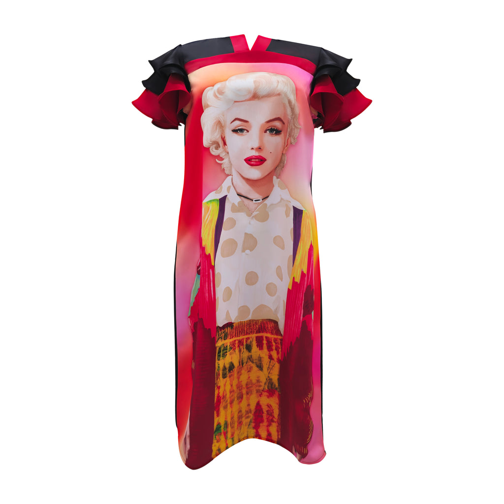 Tango Dress With Marilyn Retro Art (6838501769239) (7341427392535)