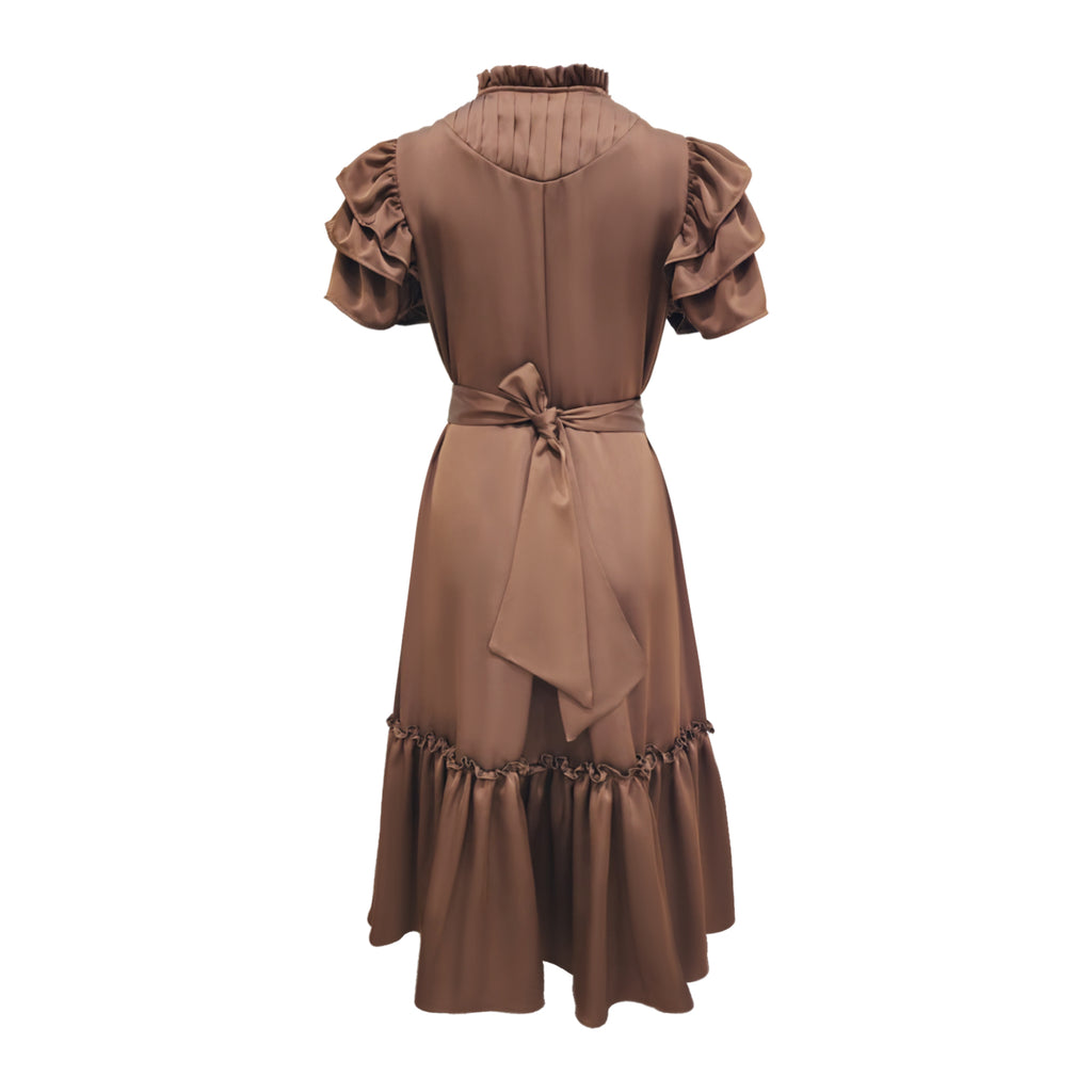 Timeless Pieces hannah medium brown dress (7534187282455)