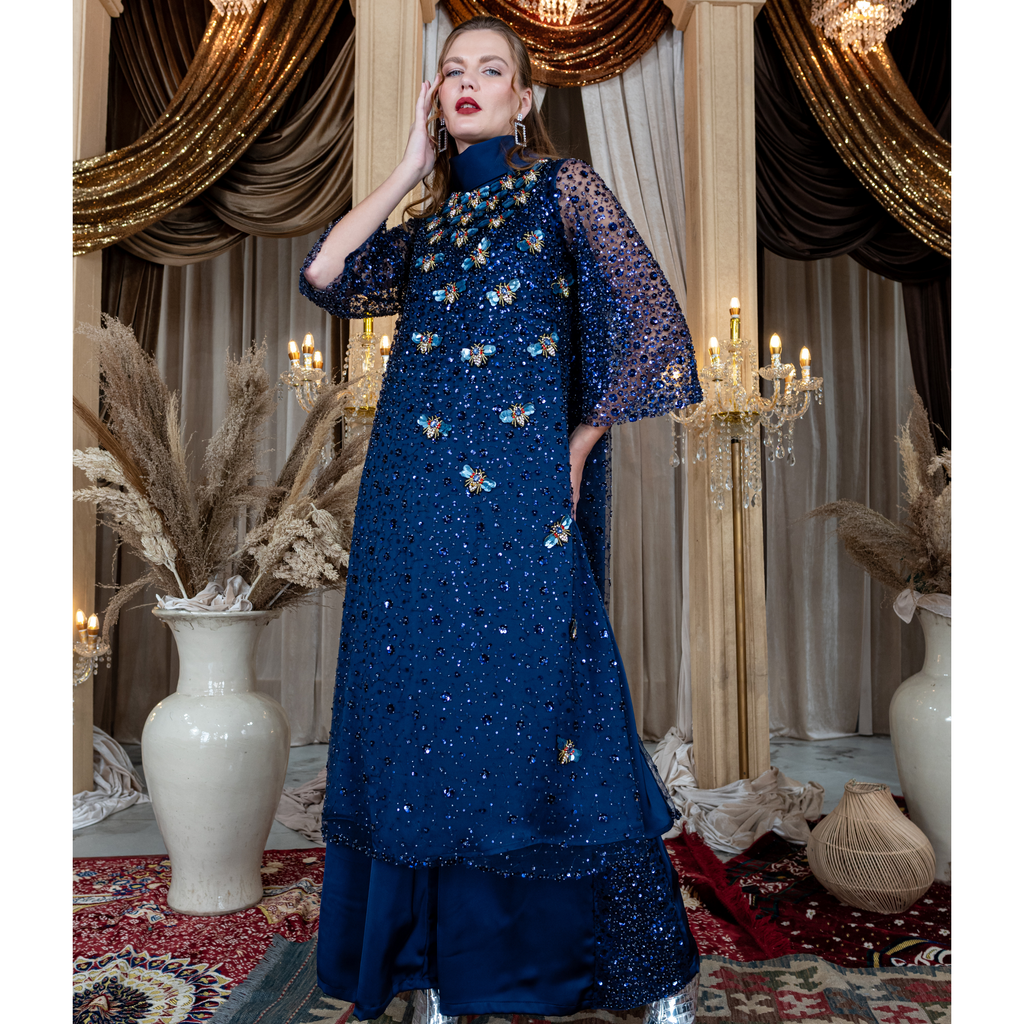 Timeless Pieces victoria in navy lace dress (7490270167063)