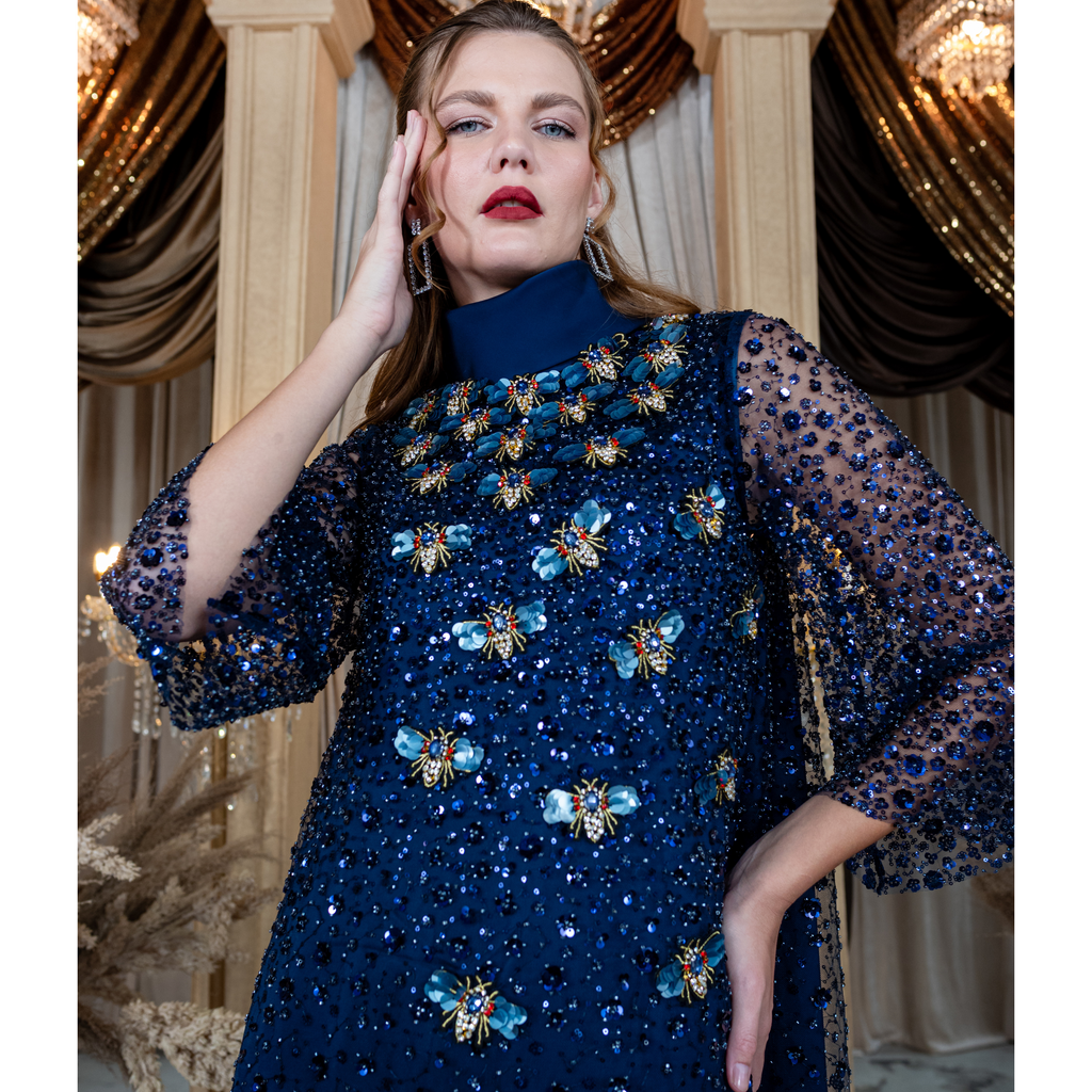 Timeless Pieces victoria in navy lace dress (7490270167063)