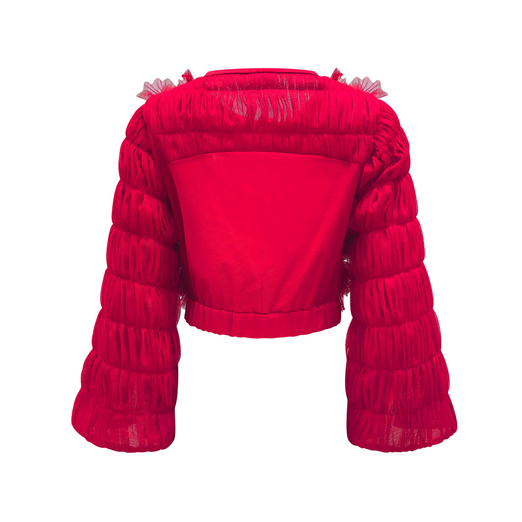 Central Celebration Royal Tulle Red Top (7285551628311)