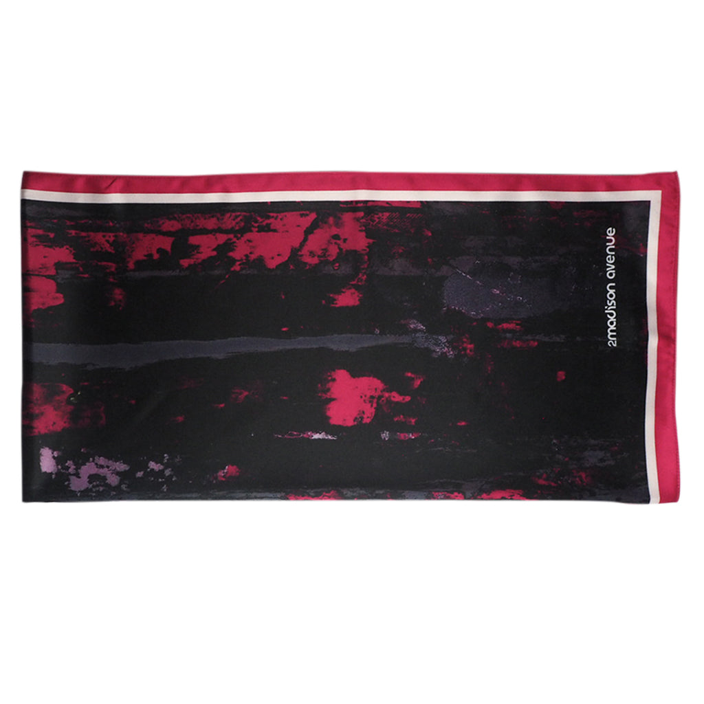 Abstract Black Reminiscence Scarf (6545128882199)