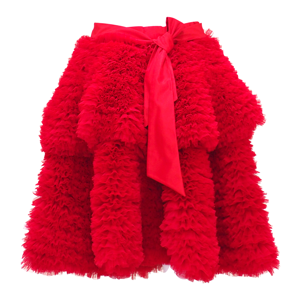 Red Tulle Tango Skirt (6785444085783)